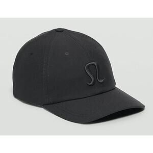 Lululemon Fast and Free Running Hat Snapback Black Dark Gray Athleisur‎